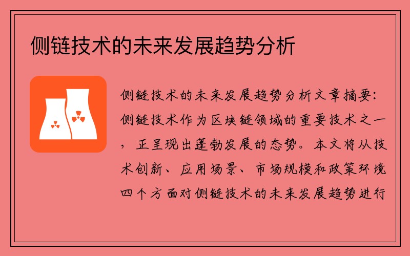 侧链技术的未来发展趋势分析